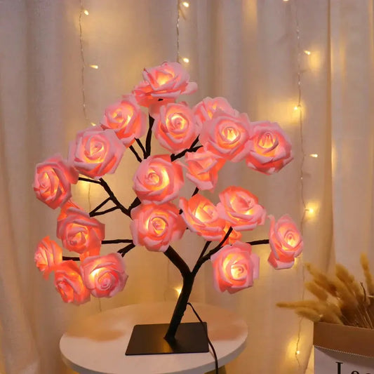 Enchanting Rose Tree Night Light