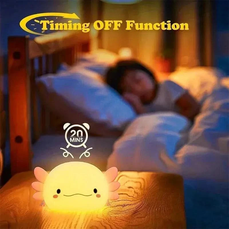 Axolotl Glow Buddy Night Light - Luneo